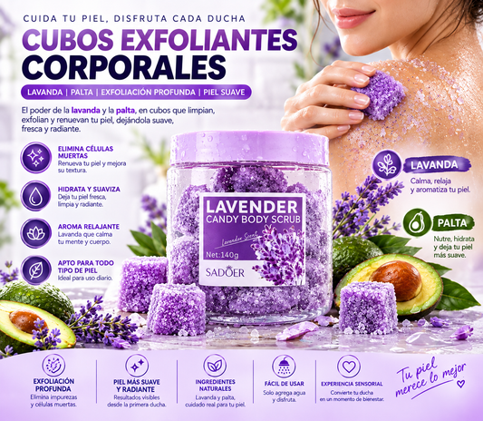 EXFOLIANTE CORPORAL EN CUBO