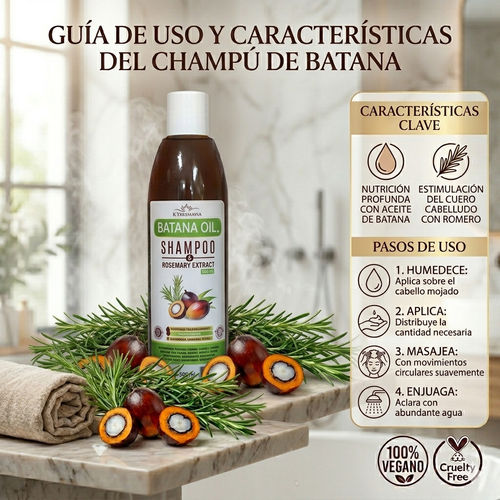 2x1 Shampoo Batana Crecimiento Cabello ✨ REVELA TU CABELLERA NATURAL ✨