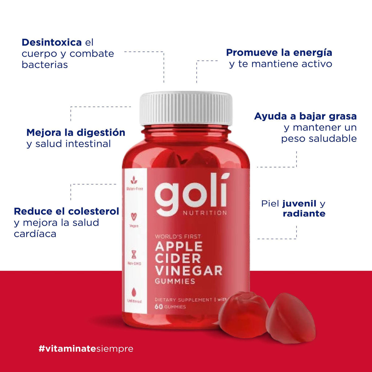 Gomitas Goli Vinagre de manzana