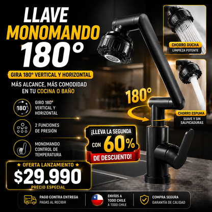 FLEX180™ | LLAVE MONOMANDO 180°