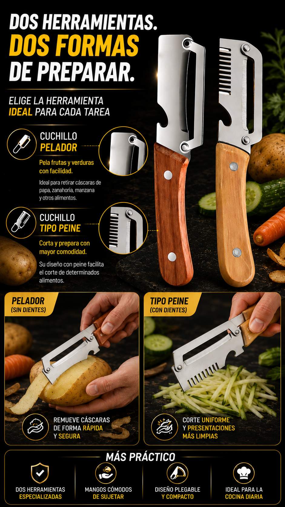 ProKnife™ | PACK SET DE CUCHILLOS PROFESIONAL 2X1