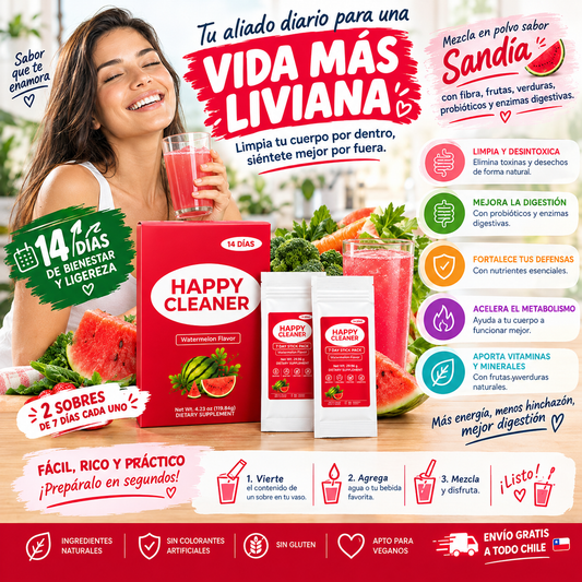 Happy cleaner | Suplemento Digestivo