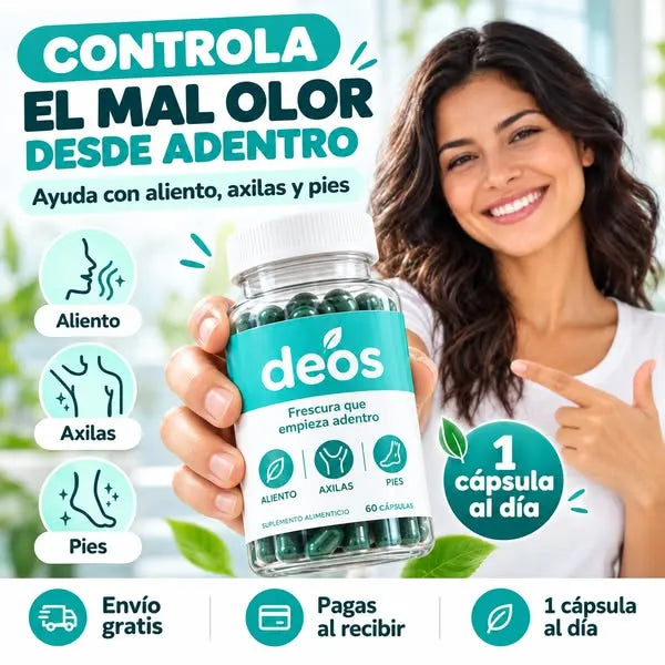 DEOS 30 CAP | Desodorante Natural