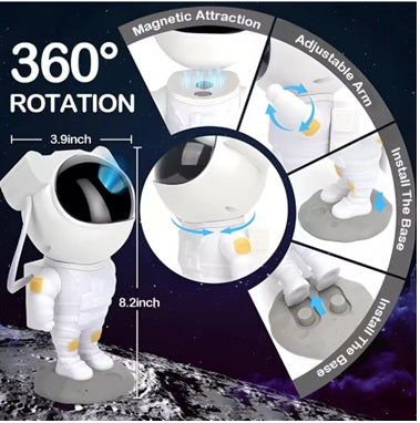 Lampara Astronauta Proyector GALAXIA
