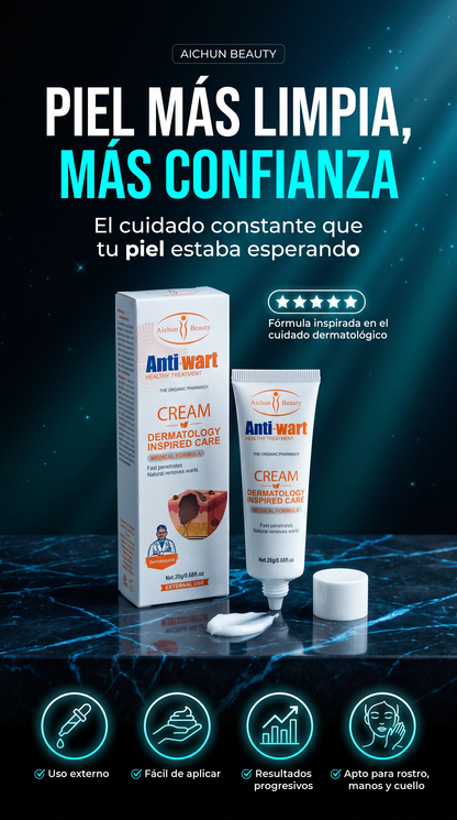 Crema Anti Verrugas, Lunares y Acrocordones