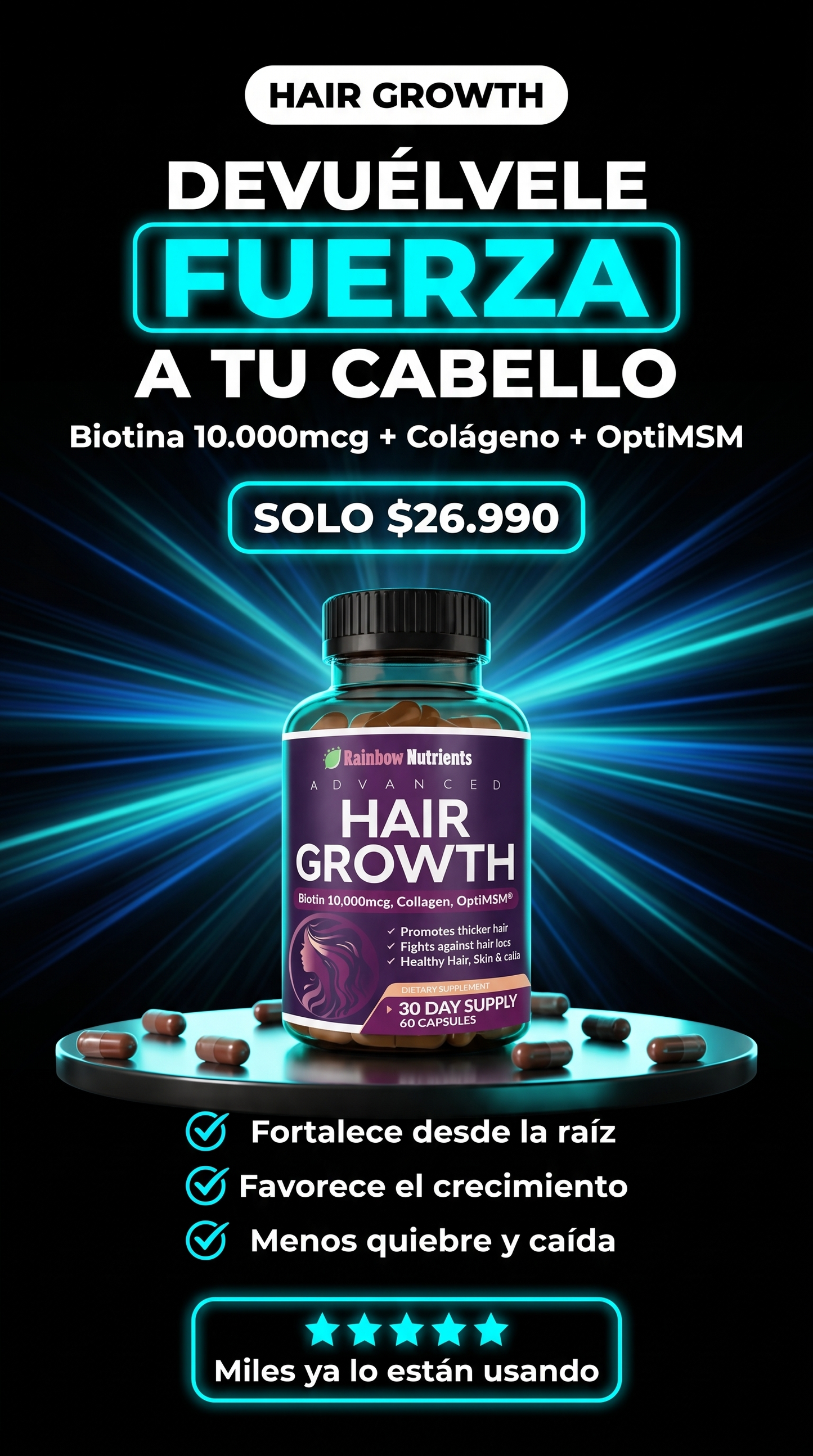 HAIR GROWTH - TRATAMIENTO CAPILAR