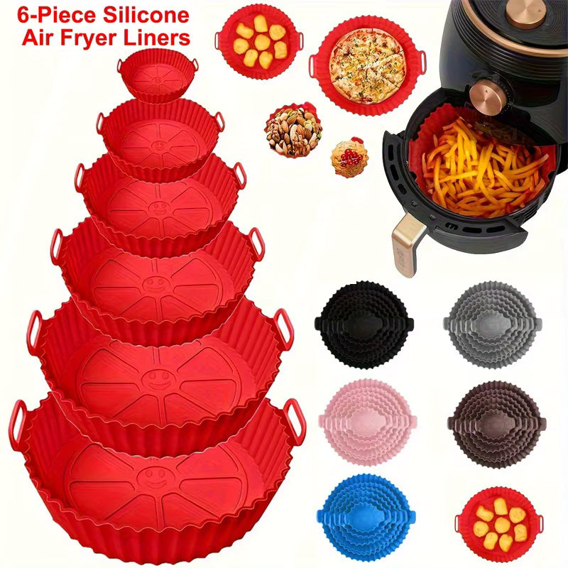 Kit de 6 Moldes de Silicona para Freidor